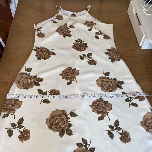 Vintage 90's Maxi Floral Dress Size 13 - Picture 11 of 16